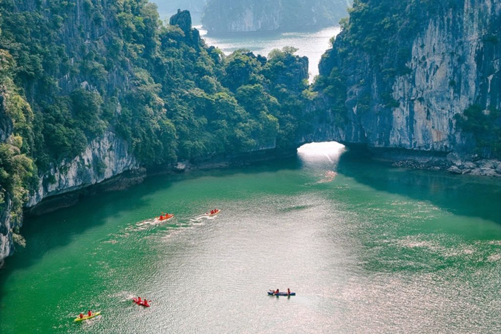Ao Ech area in Cat Ba National Park