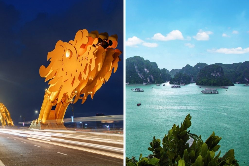 How to travel from Da Nang to Halong Bay